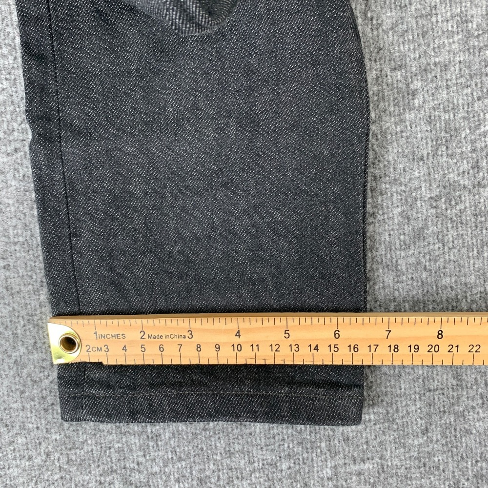 Naked & Famous Selvedge Jeans Men 33x33 Super Skinny Guy Stretch Black - Picture 9 of 12